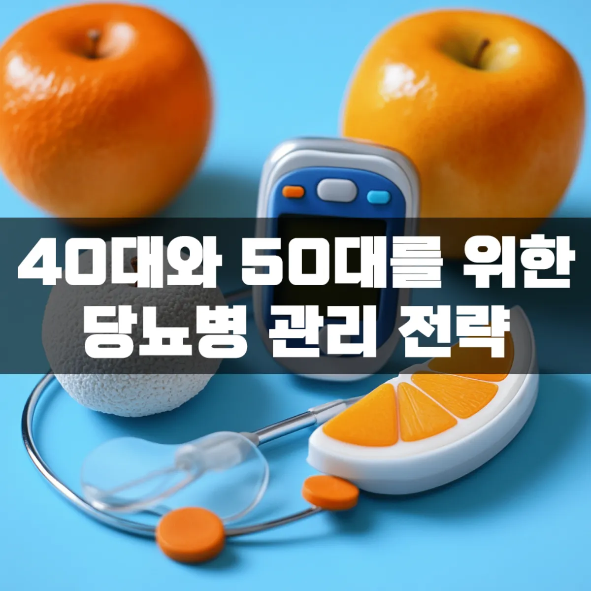 40대와 50대를 위한 당뇨병 관리 전략