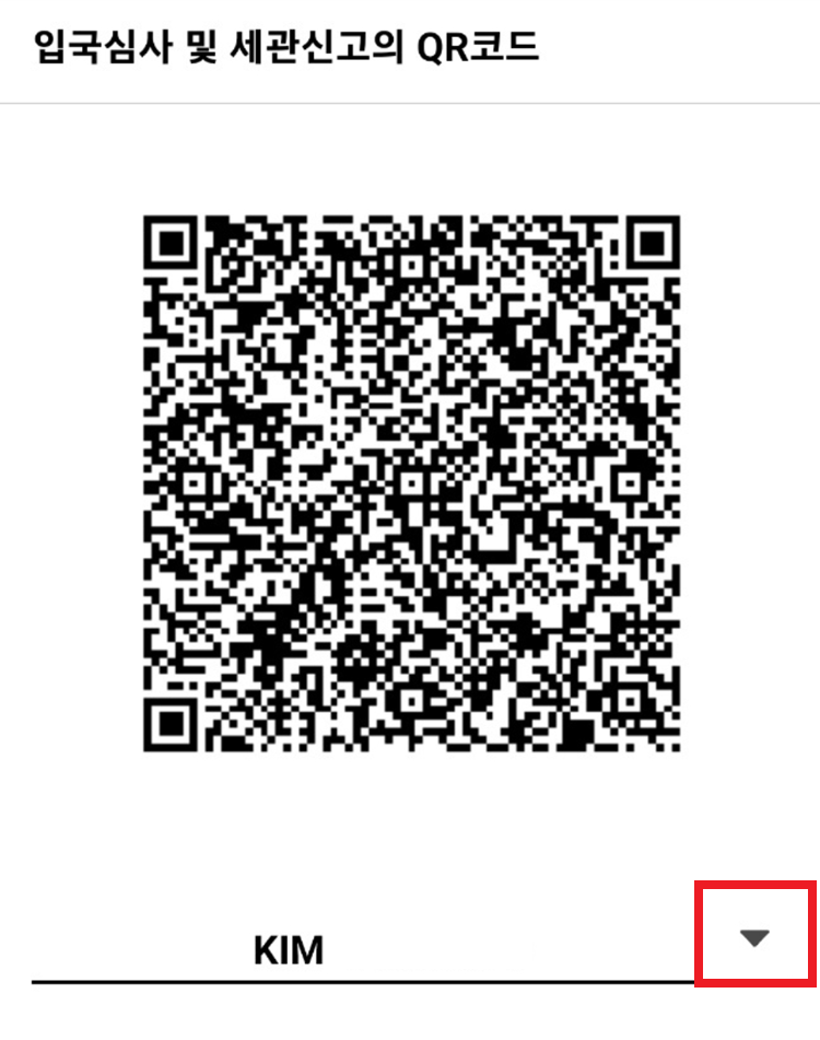 입국심사&middot;세관신고 등록