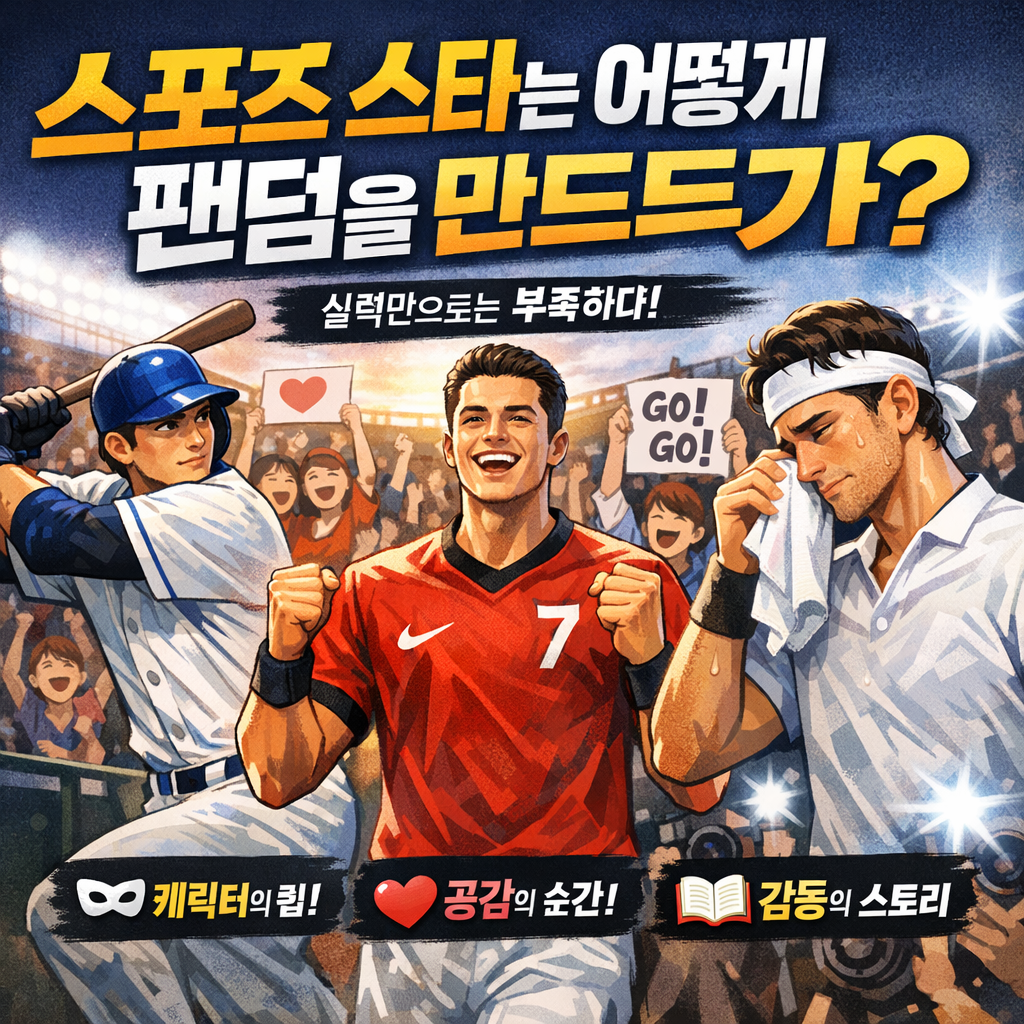 스포츠 스타의 캐릭터성이 팬덤을 만드는 과정