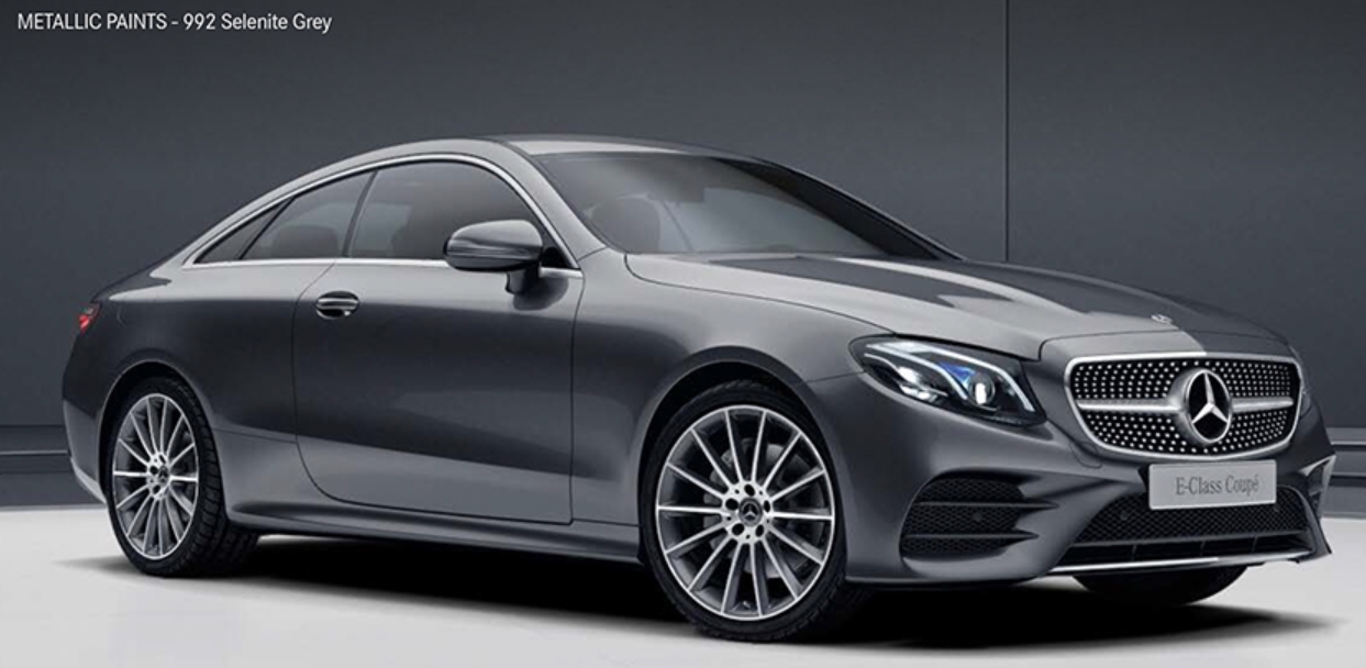 Selenite Grey( 색상코드 : 992) 벤츠 e 클래스 쿠페 Selenite Grey( 색상코드 : 992)