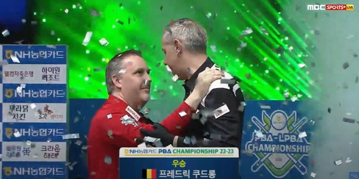NH농협카드 PBA챔피언십 22-23 우승 쿠드롱 준우승 레펜스(결승전 경기 결과)