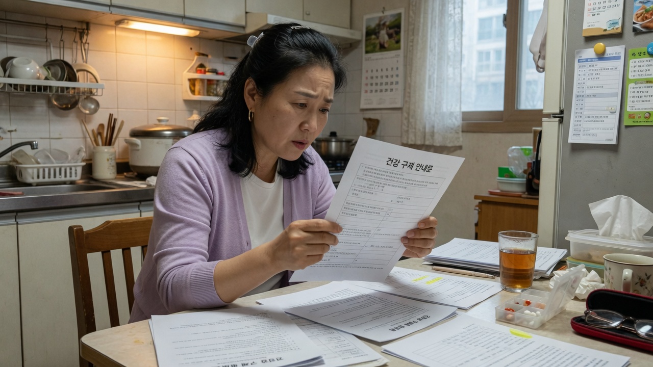 가습기와 서류철이 놓인 선반