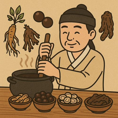 경옥고 재료와 전통 제조 과정17