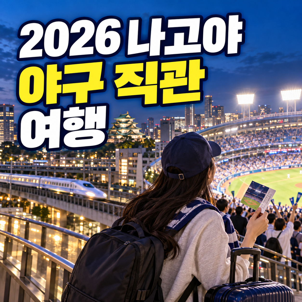 2026 나고야 아시안게임 야구 직관 여행|한국 경기 티켓·경기장·숙소·교통 총정리