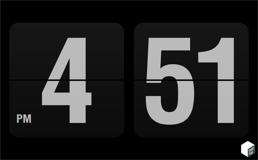 Fliqlo 플림 시계 화면 보호기 미리보기