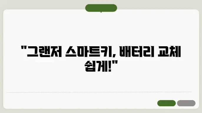 그랜저ig 스마트키 배터리 교체