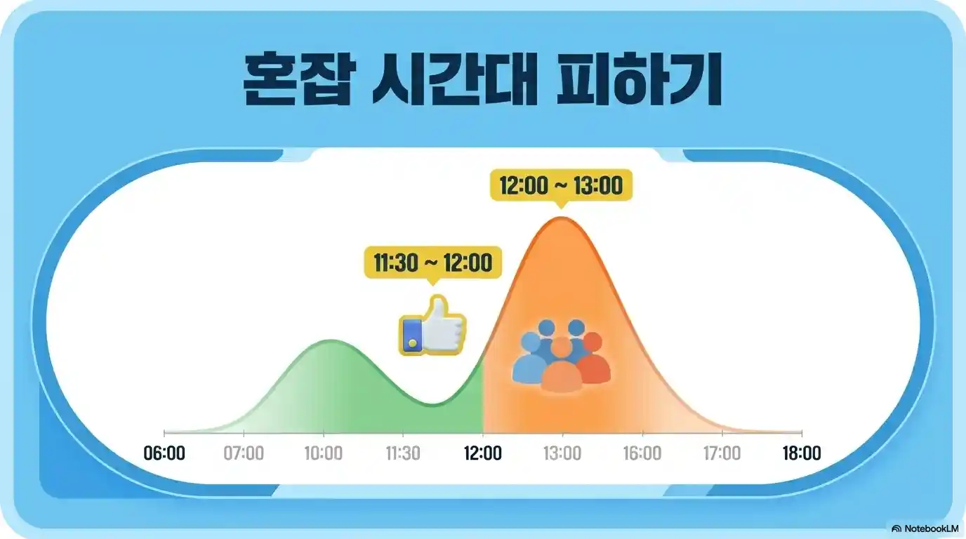 사전투표 혼잡 시간 그래프