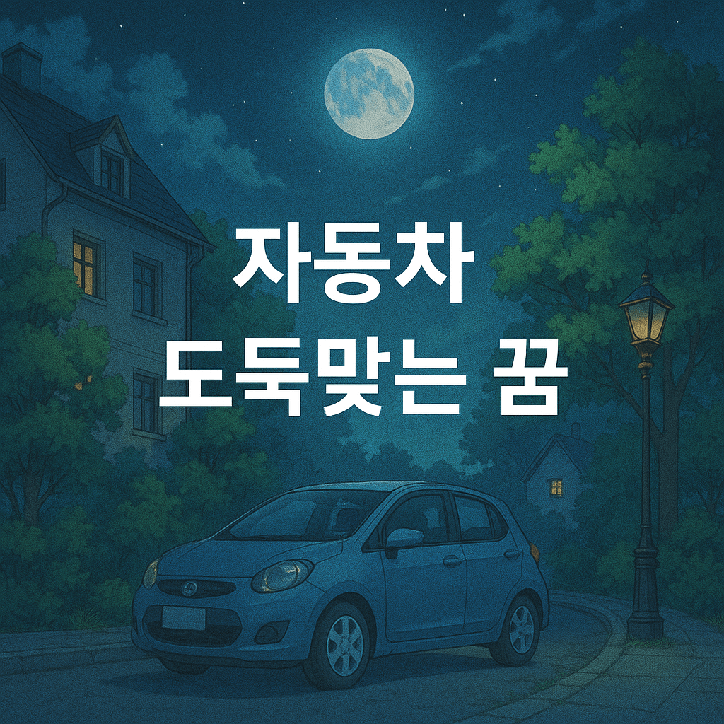 자동차 도둑 맞는 꿈 해몽