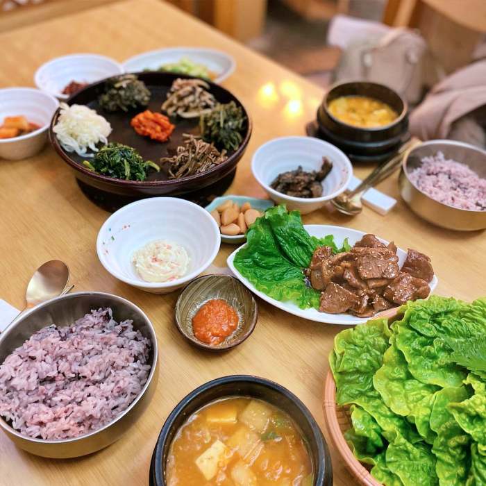 생생정보 산채정식 맛집