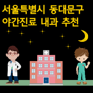 서울 동대문구 내과 야간진료 병원 추천