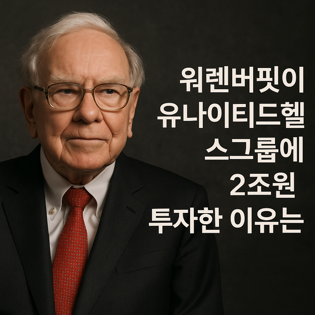 워렌버핏, 왜 유나이티드헬스에 2조 베팅했을까?