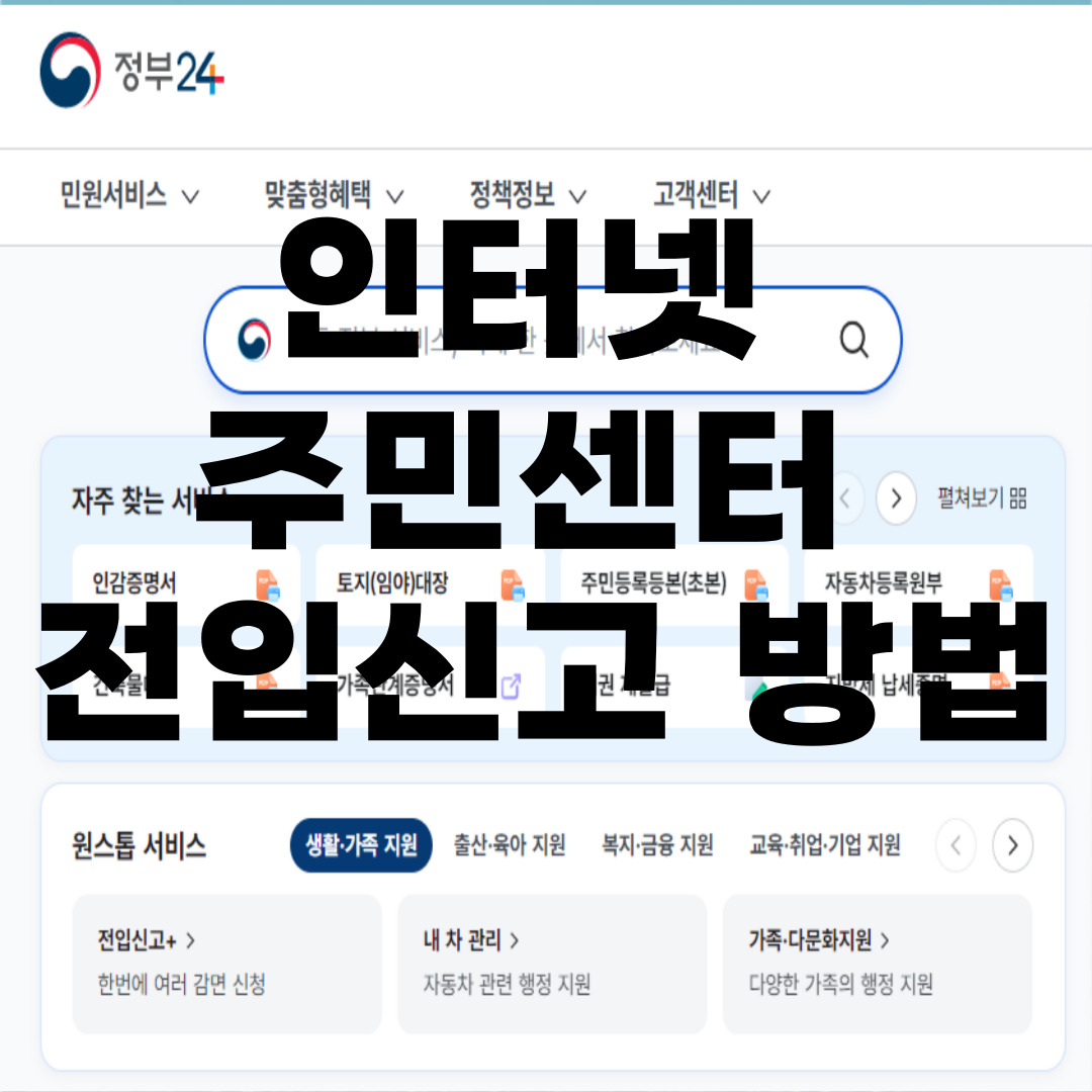Method of Notification of Moving-in to Internet Community Center