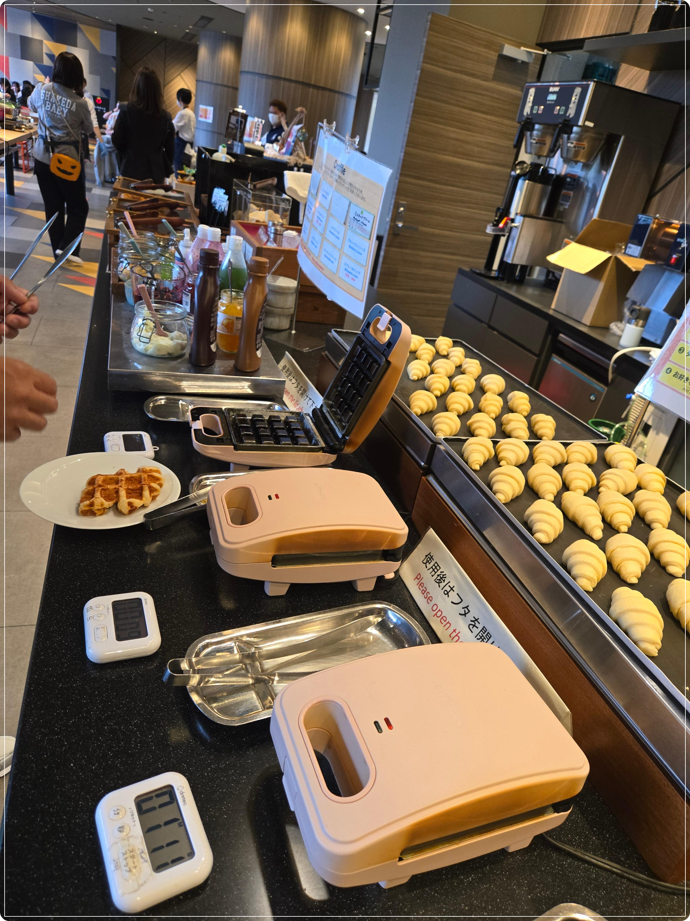 도쿄 이비스 스타일 도쿄베이 조식 와플 만들기