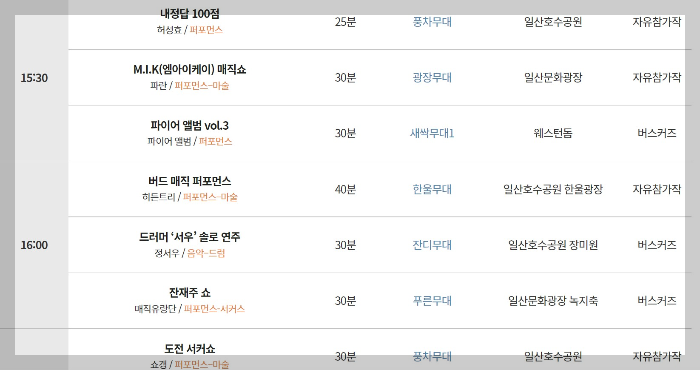 고양호수예술축제