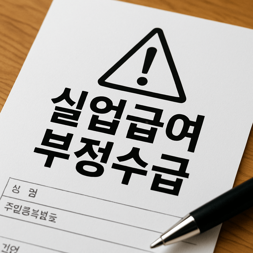 실업급여 부정수급
