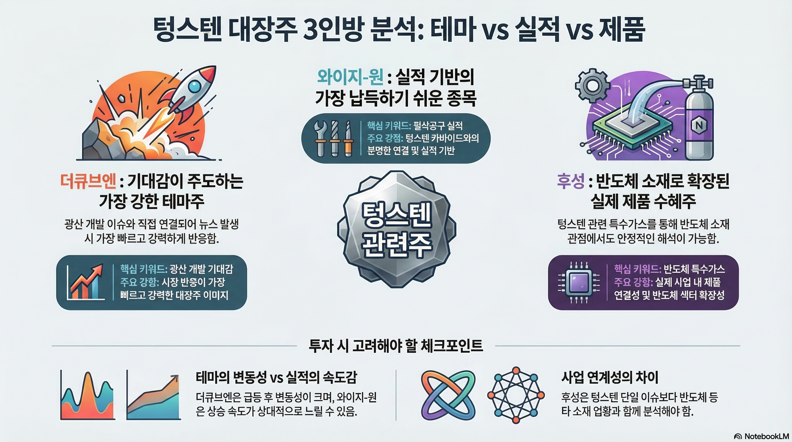 텅스텐 관련주 대장주 TOP3