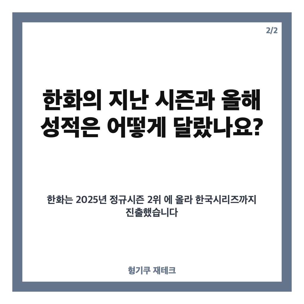 김경문 감독 퇴진, 한화 9위 시즌 마무리 앞두고 밝힌 사퇴 의사 카드뉴스 3