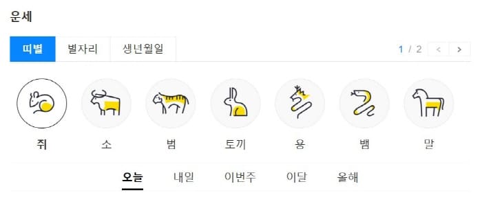 다음무료운세