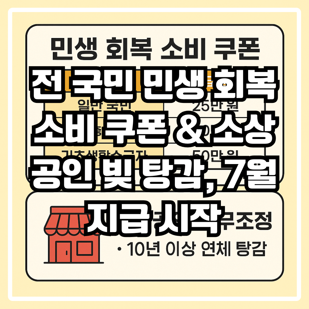 민생회복 소비지원금