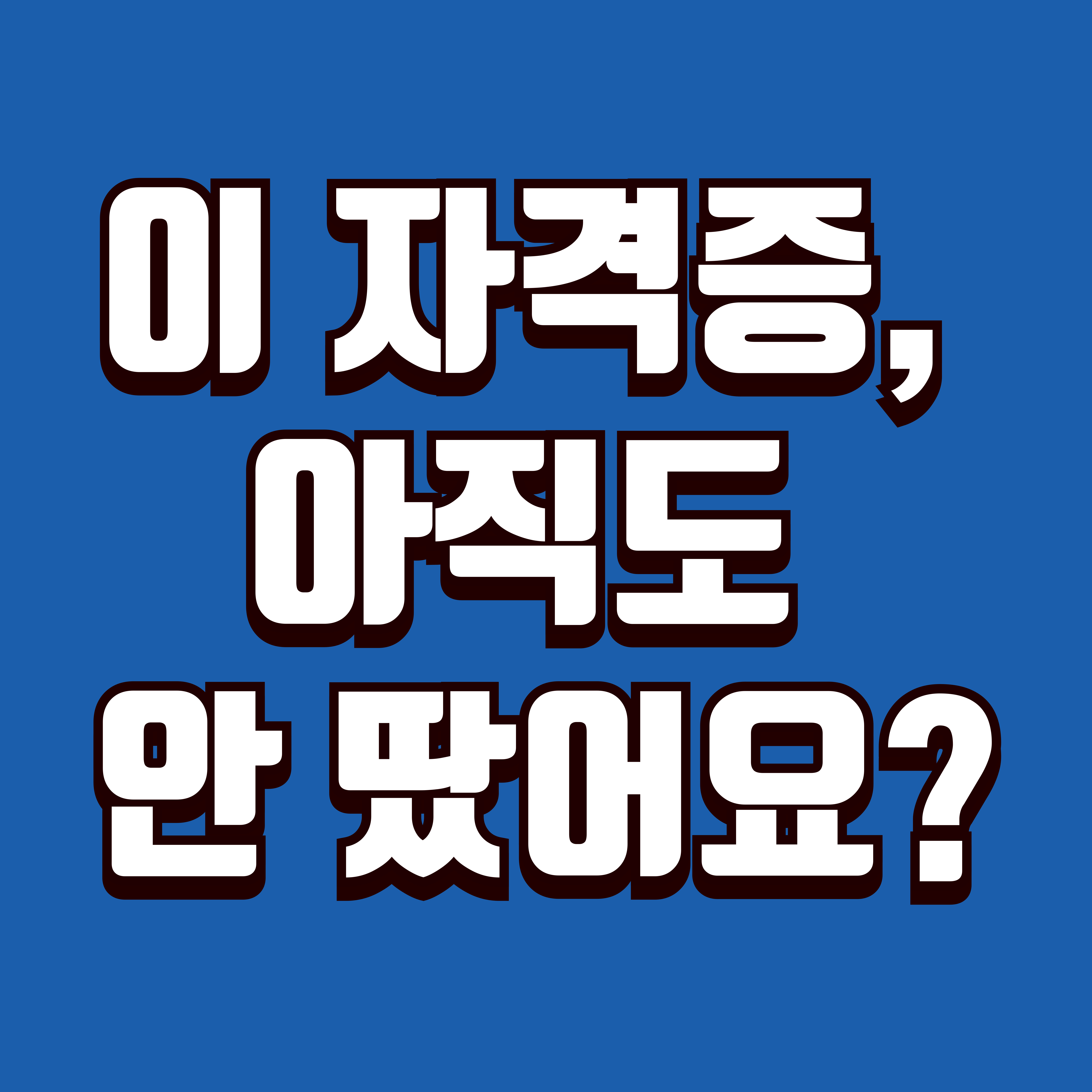 2025년 대학생 자격증 추천 TOP5, 이건 따두면 무조건 도움 됩니다