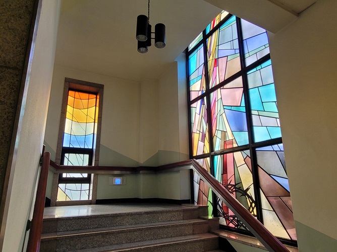 서울 목5동성당 스테인드글라스