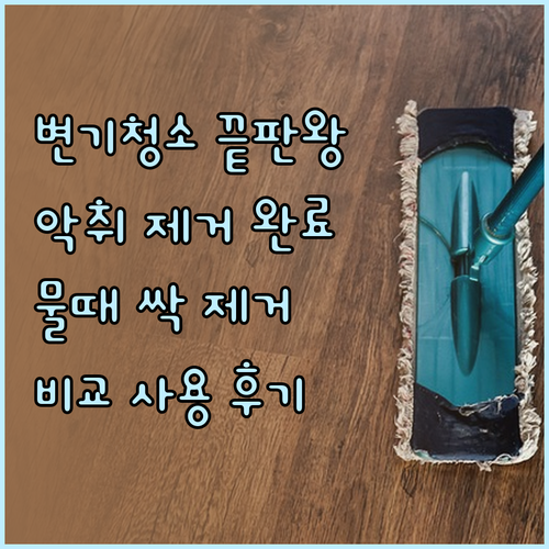 물때와 악취 제거 끝판왕? 변기 클리