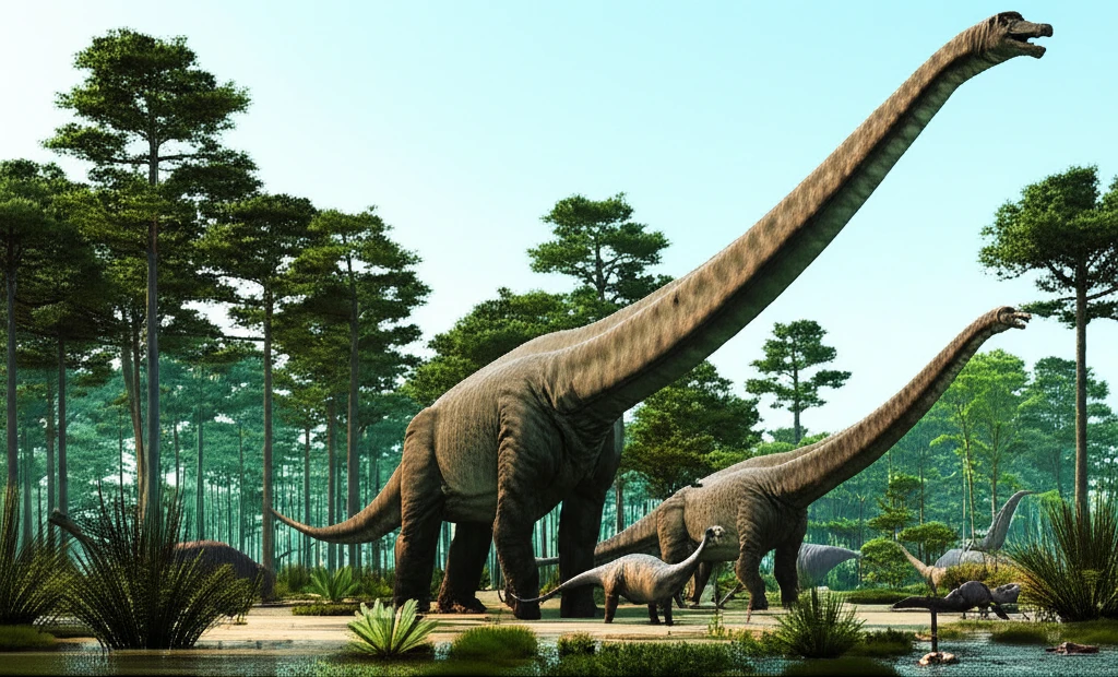 공룡시대 대표 초식 공룡 브라키오사우