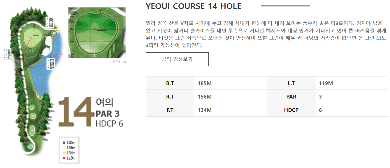 김해상록 골프클럽 여의코스 14