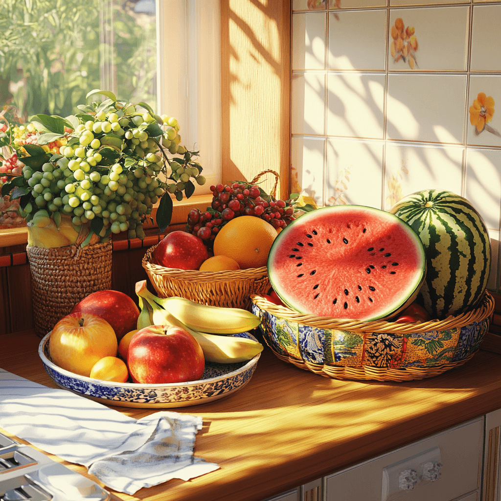 수박-유제품-조합