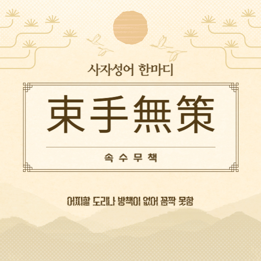 속수무책