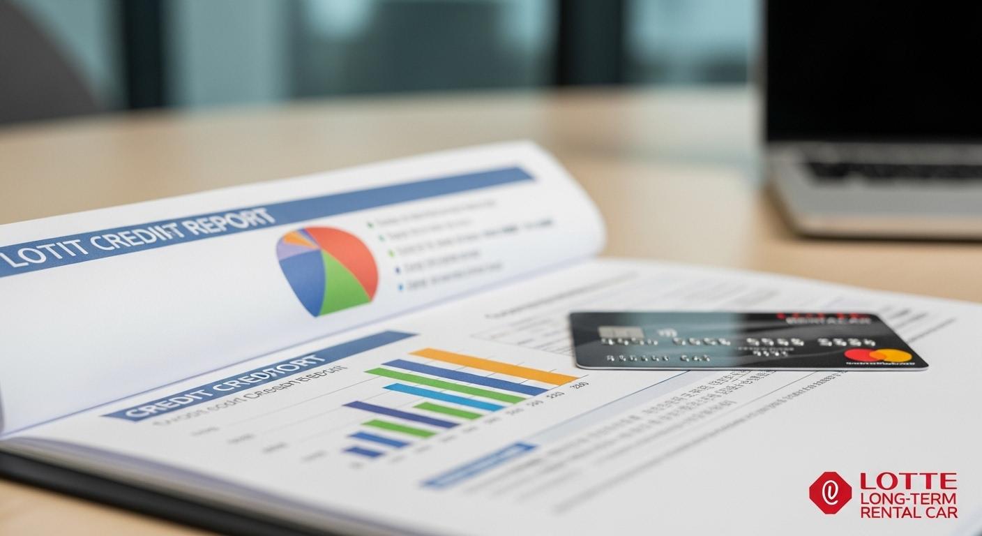 롯데장기렌트카 신용점수