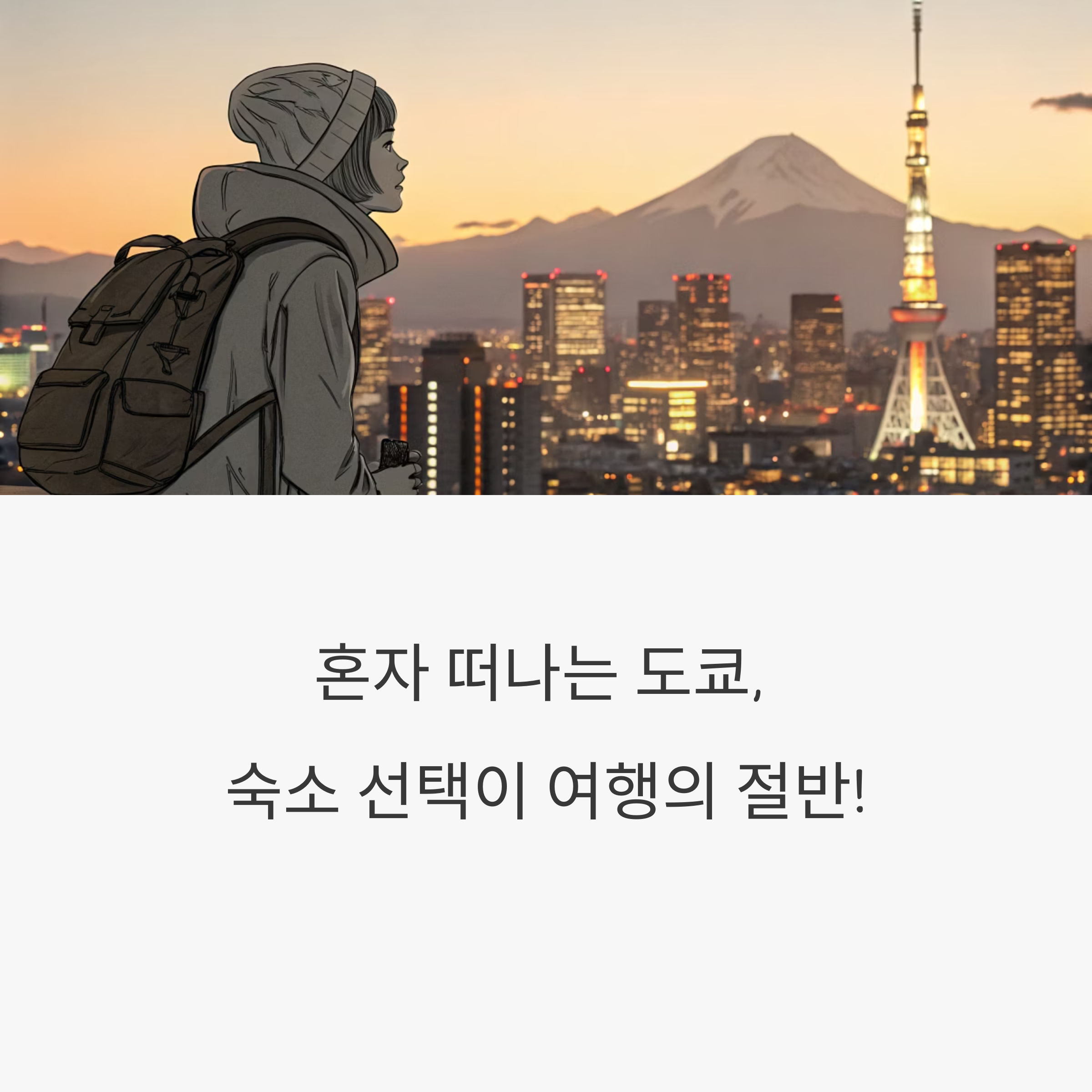 도쿄여행 숙소 꿀팁