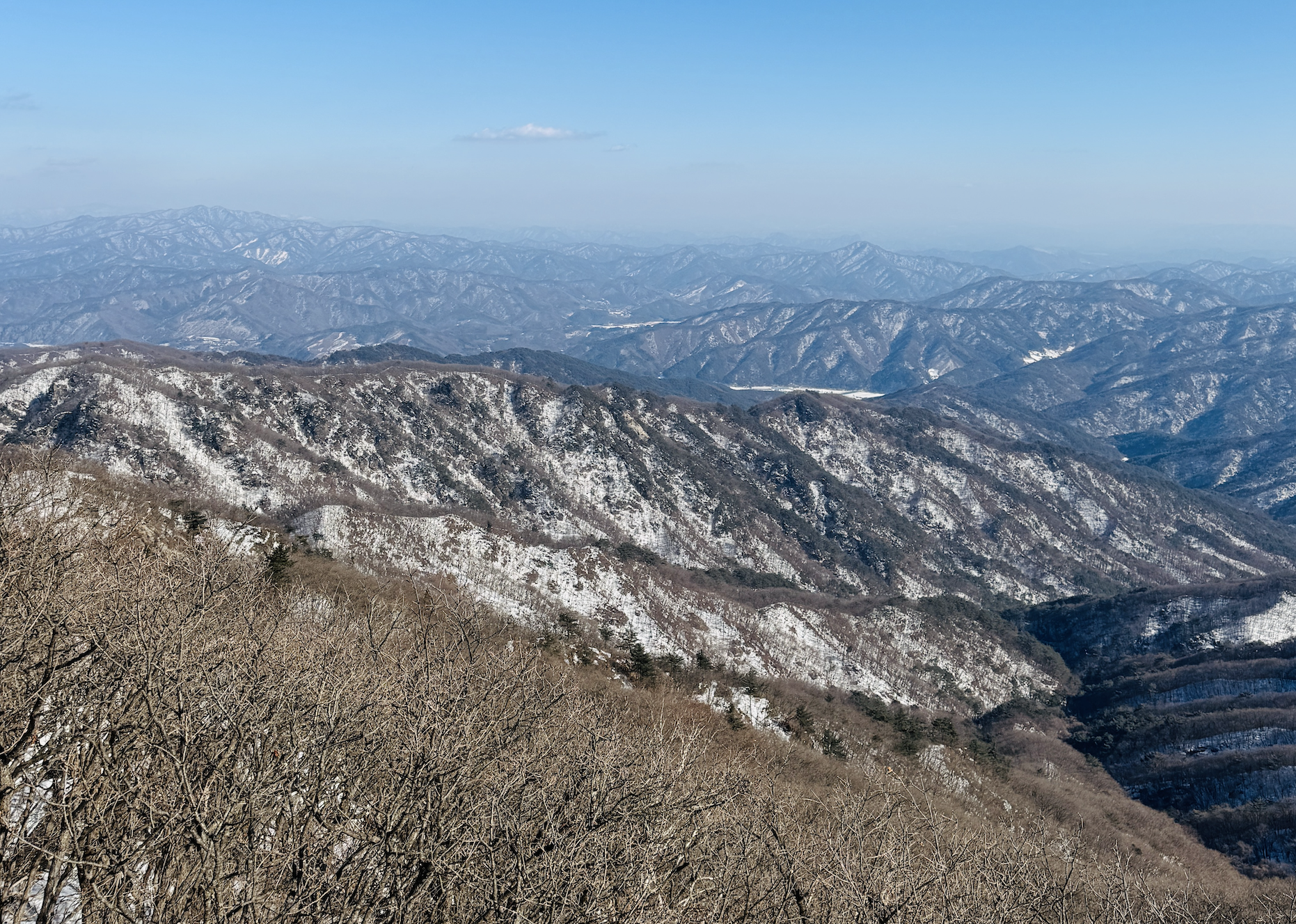 치악산 겨울 풍경