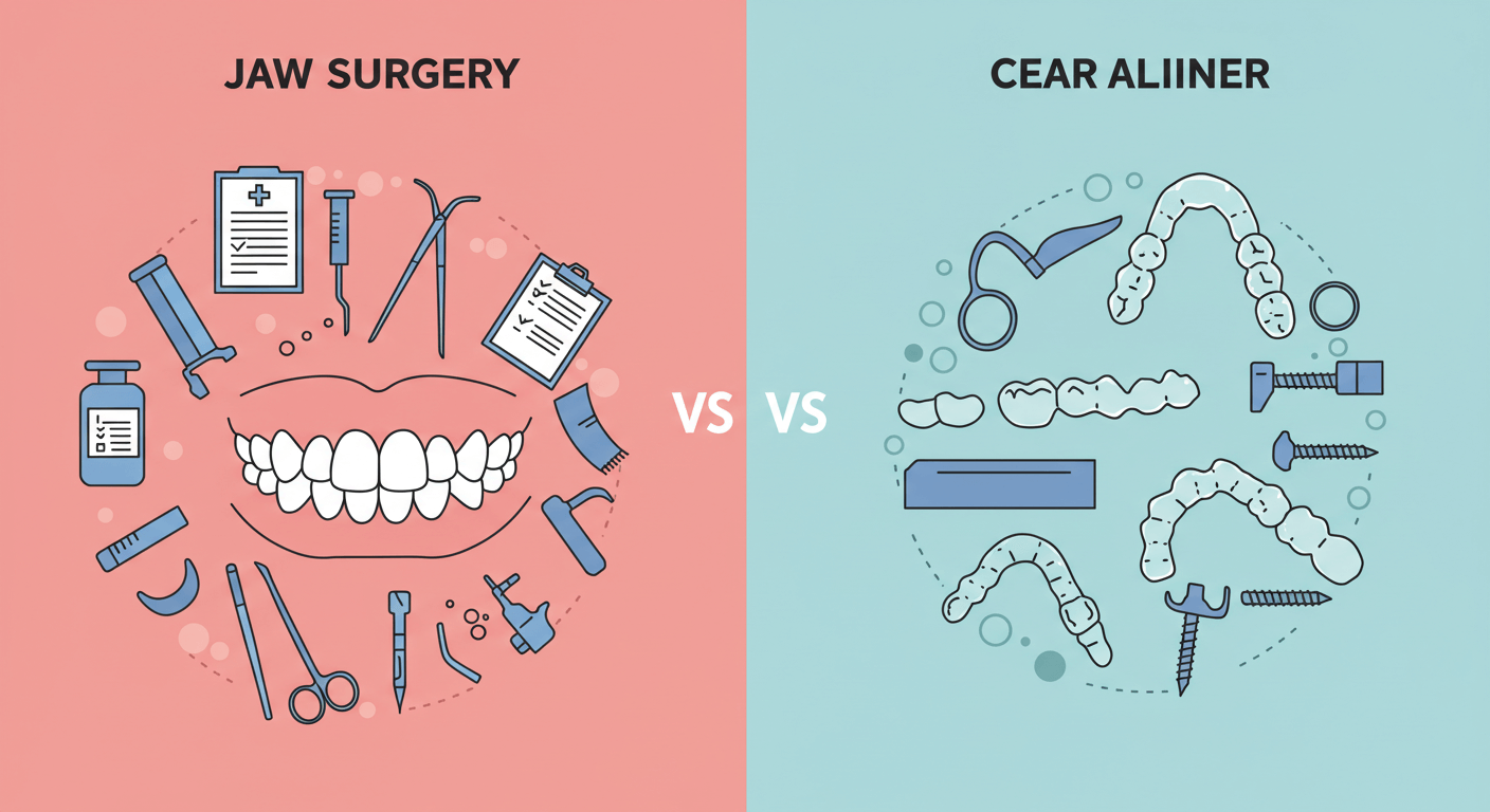 수술적 치료와 비수술 교정의 선택 기준