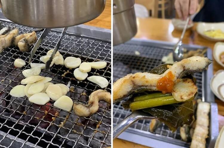 구워지는 편마늘