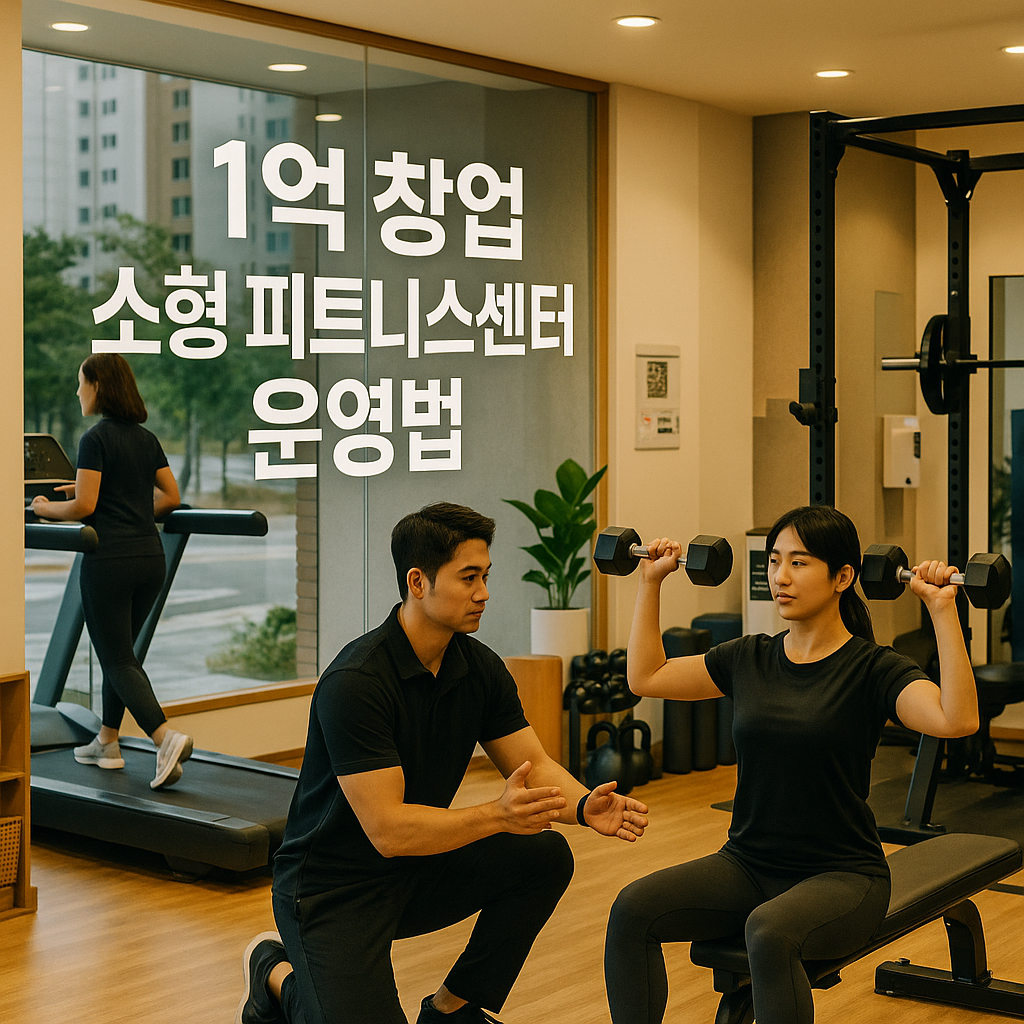1억 창업으로 가능한 소형 피트니스센터 운영법
