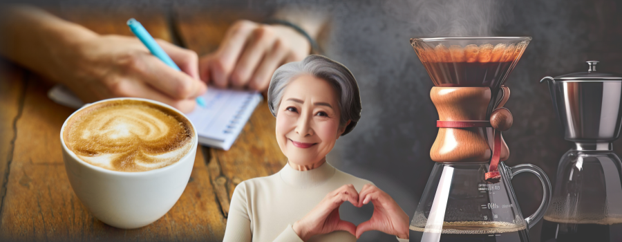 70대 여성의 커피