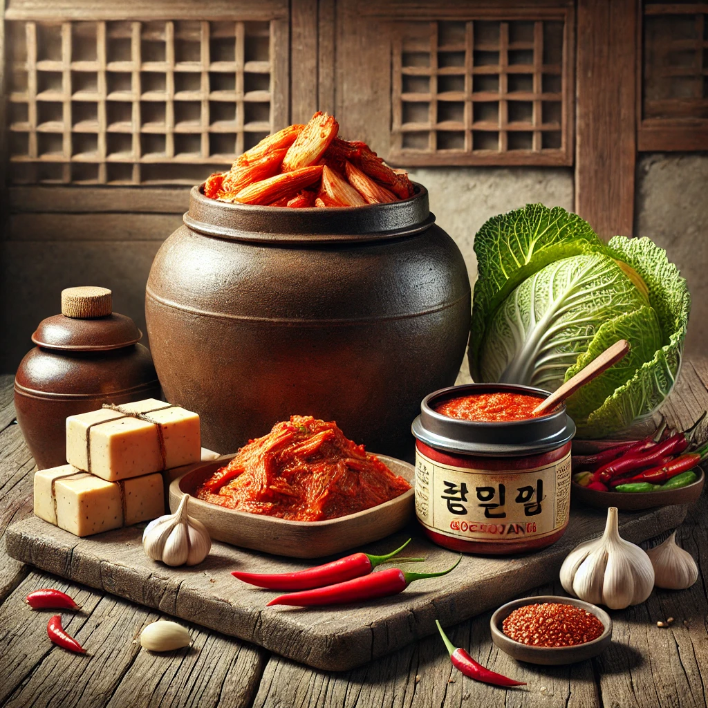 한국의 발효식품사진