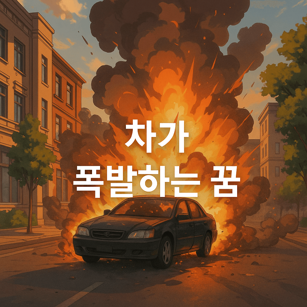 차가 폭발하는 꿈 해몽