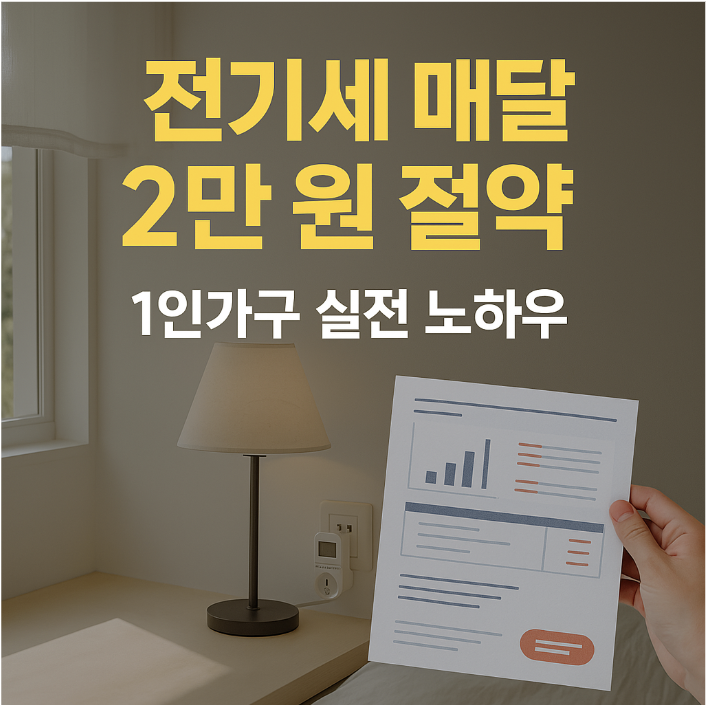 전기세 2만원 절약 노하우 사진