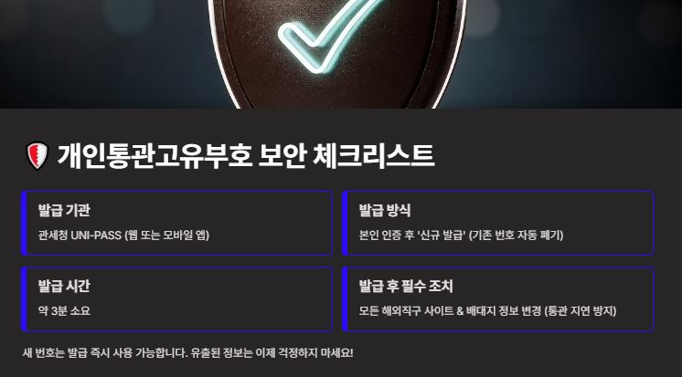 보안 체크리스트