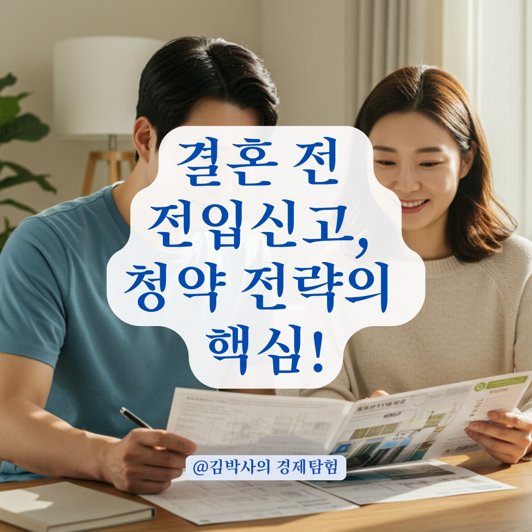 결혼 전 전입신고로 청약 유리하게 만드는 거주전략 한눈에 보기.