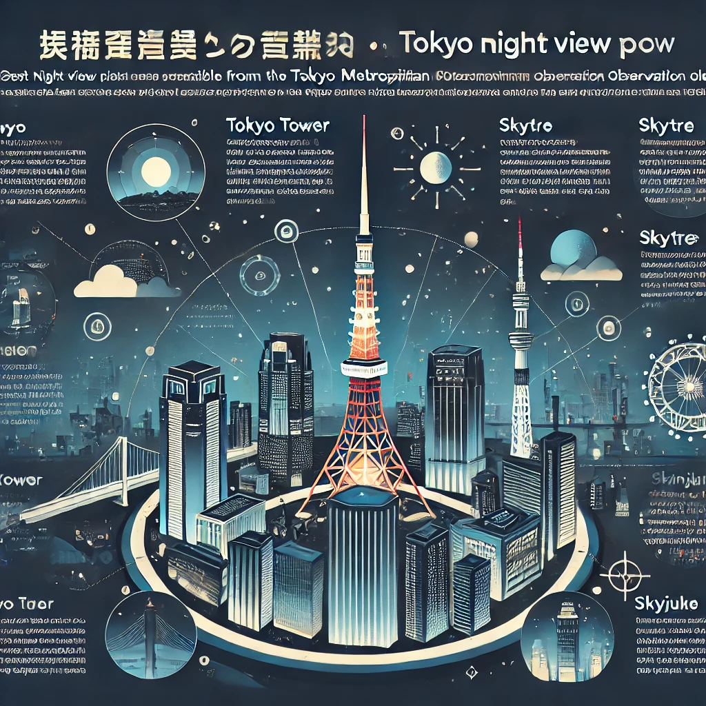 도쿄 전망대 야경