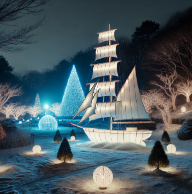 아침고요 수목원 오색별빛정원전