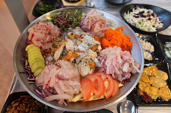 매일아침 꽃무지개물회