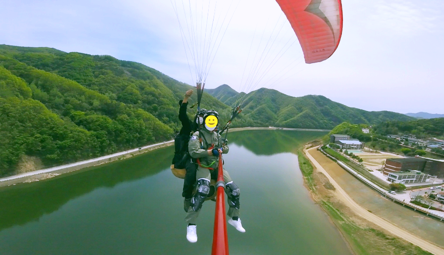 단양 양방산 패러글라이딩