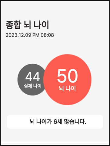 종합 뇌 나이
