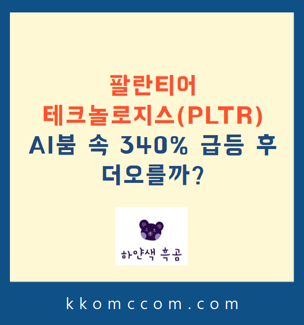 팔란티어 테크놀로지스 주가 전망 관련 포스팅 썸네일