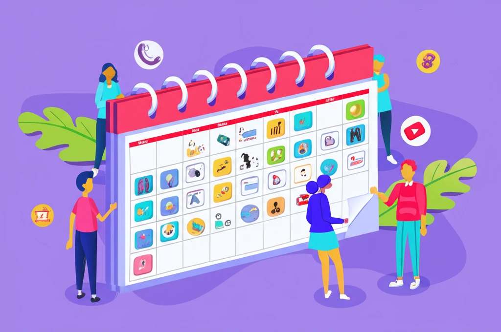 애 키우며 정신없는 당신, 캘린더 공