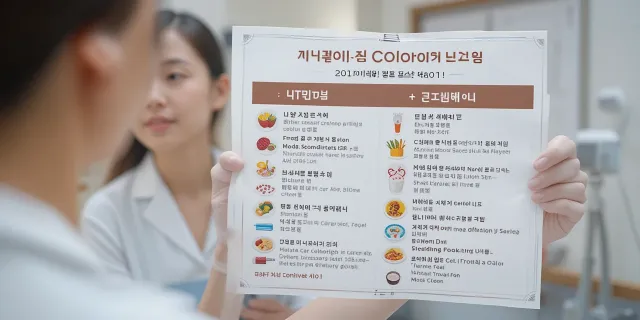 죽&amp;#44; 계란찜&amp;#44; 맑은 국을 함께 담은 소박한 식단표 모습